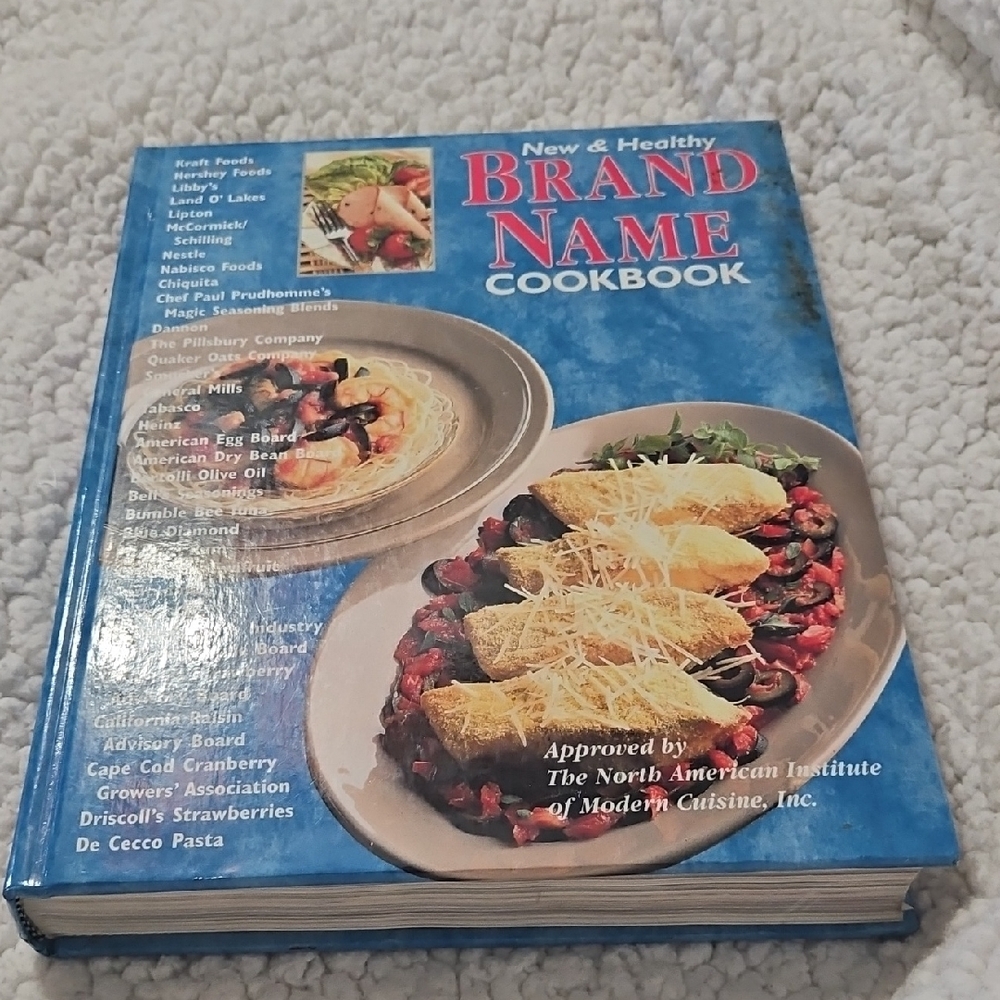 NEW & HEALTHY BRAND NAME COOKBOOK HARDCOVER